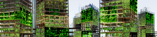 Vertical Farms in Unfinished Construction