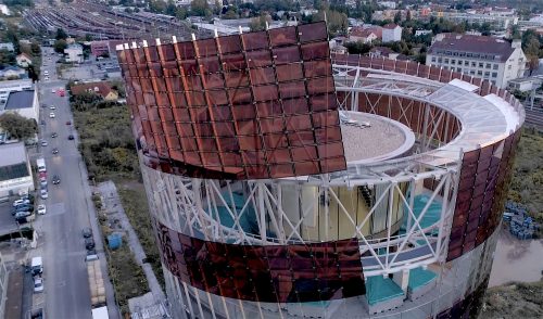 solar, dye-sensitized solar cell, DSC, DSCC, renewable energy, cleantech, green design, science tower, Graz, Austria, H.Glass, renewables, BIPV, Michael Grätzel