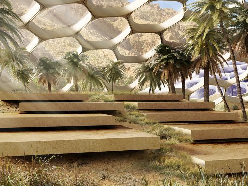 Baharash Architecture, biodomes, UAE, solar, wind, renewables, bioclimatic design, green design, eco-tourism, renewable energy, recycling, greywater recycling, prefabricated design, passive cooling, Baharash Bagherian, sustainable architecture