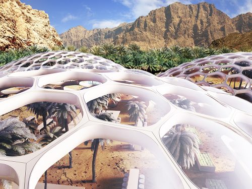 Baharash Architecture, biodomes, UAE, solar, wind, renewables, bioclimatic design, green design, eco-tourism, renewable energy, recycling, greywater recycling, prefabricated design, passive cooling, Baharash Bagherian, sustainable architecture