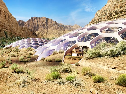 Baharash Architecture, biodomes, UAE, solar, wind, renewables, bioclimatic design, green design, eco-tourism, renewable energy, recycling, greywater recycling, prefabricated design, passive cooling, Baharash Bagherian, sustainable architecture