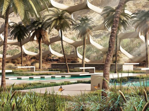 Baharash Architecture, biodomes, UAE, solar, wind, renewables, bioclimatic design, green design, eco-tourism, renewable energy, recycling, greywater recycling, prefabricated design, passive cooling, Baharash Bagherian, sustainable architecture