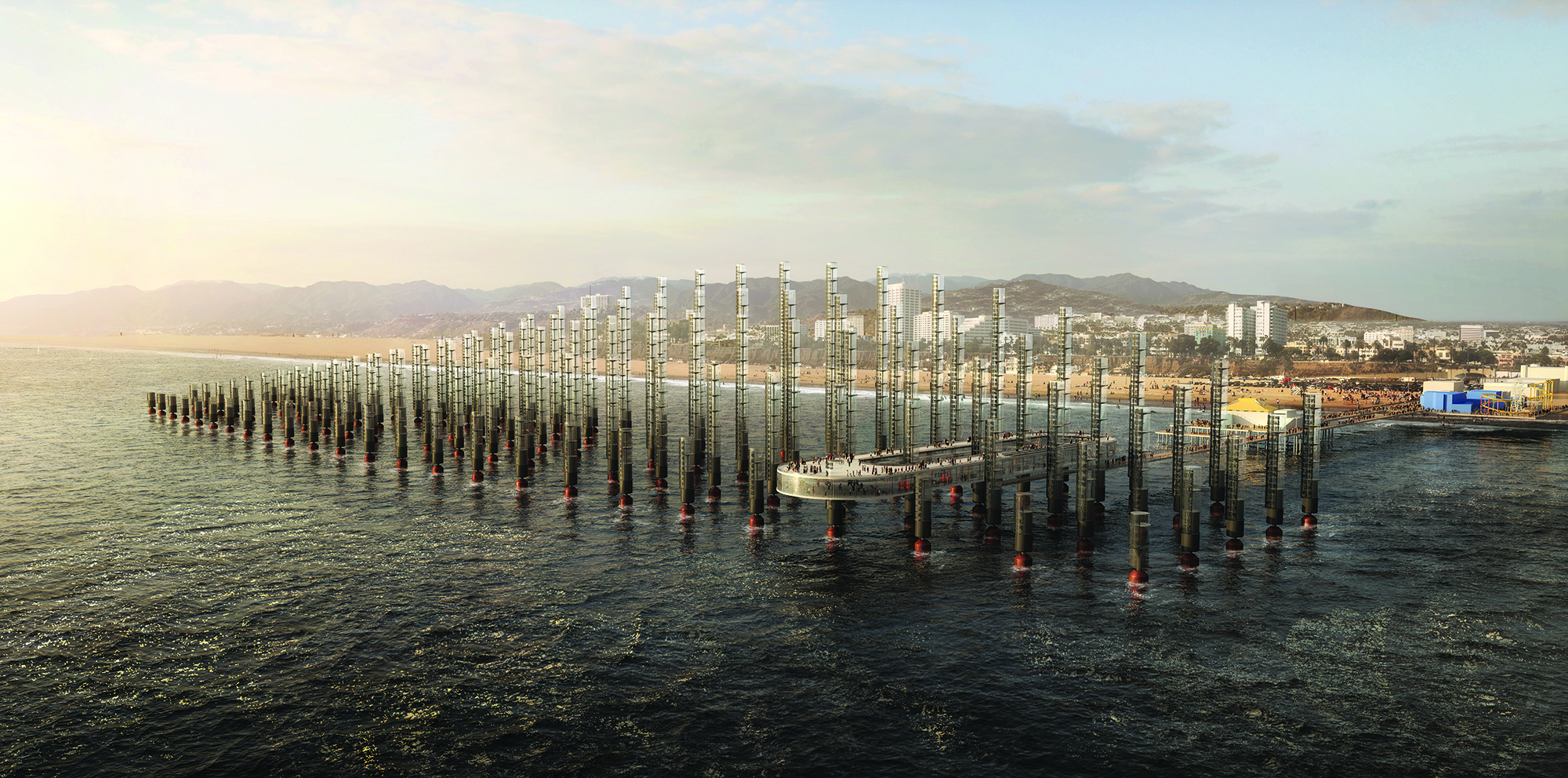 Sun Towers - Land Art Generator