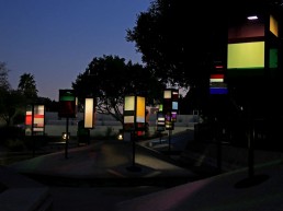 Sun Lanterns, Eli Richard, Scottsdale, Phoenix, public art, temporary art, solar power, solar powered art, solar design, Scottsdale Public Art, Scottsdale Civic Center Mall, solar art