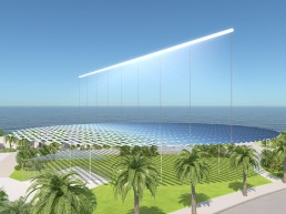 Sun Ray, Antonio Maccà, LAGI 2018, LAGI 2018 Melbourne, solar, solar art, land art generator initiative, renewables, green design, energytech