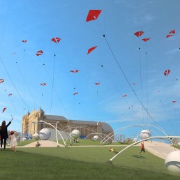 UNWIND, LAGI 2018, land art generator initiative, st kilda, city of port phillip, melbourne, australia, renewable energy, high altitude wind turbine, kite power, wind energy, airborne wind energy systems, clean energy, public art