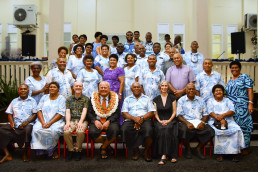 Group photo with the residents of Marou Village and the Hon. Viliame Gavoka, Deputy Prime Minister and Minister for Tourism and Civil Aviation.