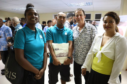 Captain Paul McCullough and the team at Crystal Island Fiji.