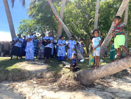 The residents of Marou bid us Moce Sota Tale or 