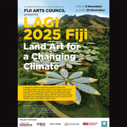 LAGI 2025 Fiji Exhibition Poster features Solar Leaf by Iman Sheikhansari.