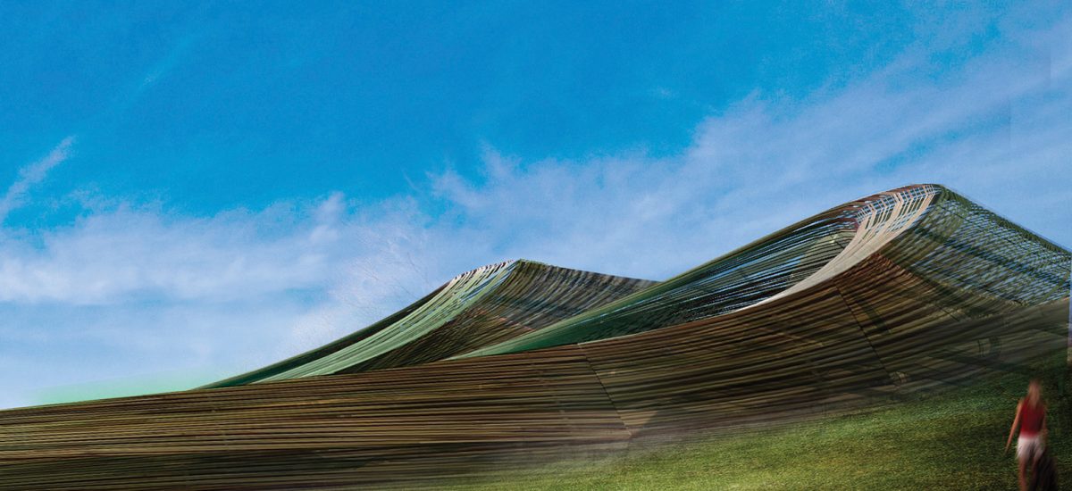 Fresh_Hills Fresh Hills, 2nd Place Winner LAGI 2012 NYC Matthew Rosenberg Structural Engineering Consultant: Matt Melnyk Production Assistants: Emmy Maruta, Robbie Eleazer Artist Location: Los Angeles, USA Energy Technologies: WindTamer, Carbon Dioxide Scrubber, SmartWrap Annual Capacity: 238 MWh