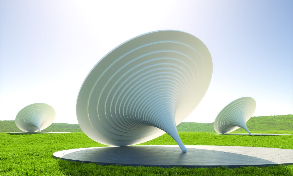 GIRASOLI by Antonio Maccà incorporates laminated monocrystalline photovoltaic solar (similar to SolaxessTM) to generate 170 MWh each year. The artwork provides additional social co-benefits including shaded gathering spaces. A shortlisted entry to the 2022 Land Art Generator Initiative design competition for Mannheim in partnership with BUGA 23.