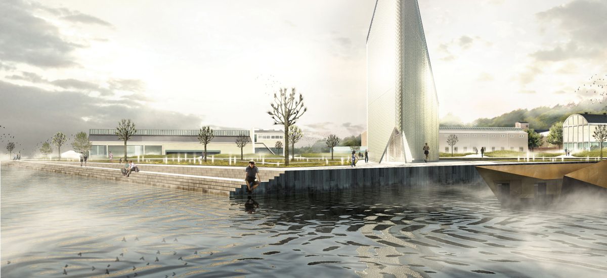 The Cloud is conceived as a social gathering point, where activities, such as swimming and enjoying the weather, can take place. It is an alternative, self-powered pool area, which is accessible both summer and winter.