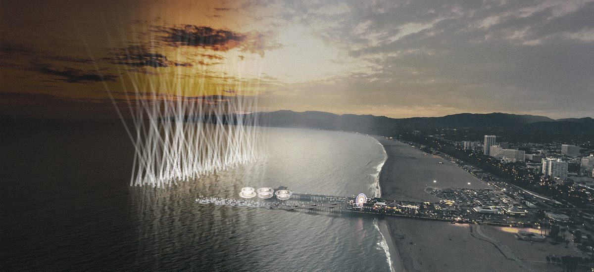 Subsurface, LAGI 2016 Santa Monica A horizontal line of light and energy.