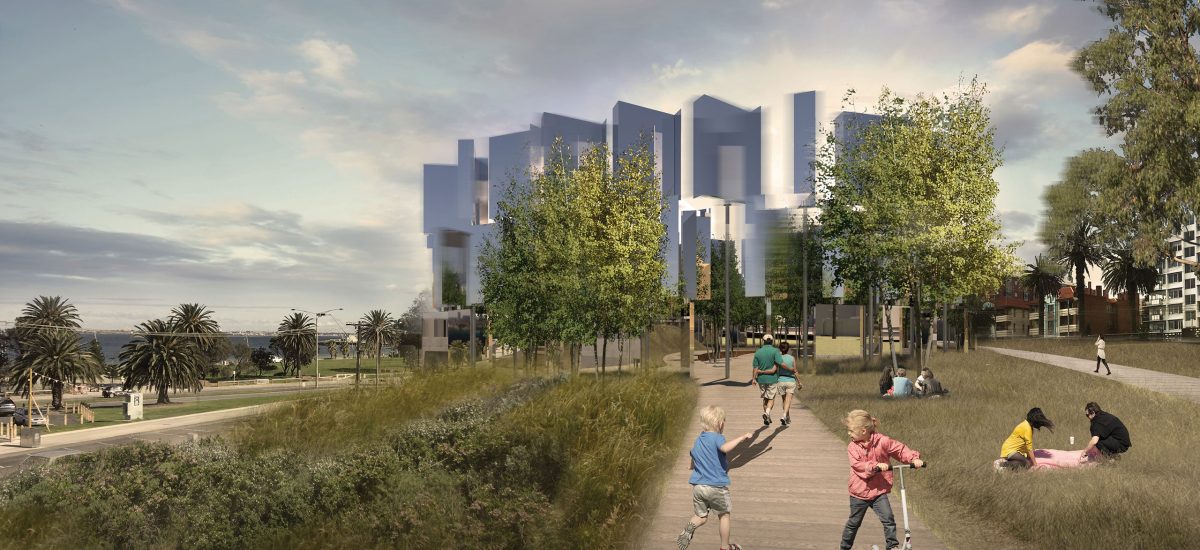 Rotor, LAGI 2018 ROTOR is an immersive artwork that operates simultaneously at human and urban scales. The phenomenon of wind—and the renewable energy derived from it—and the experience of feeling it on your skin and seeing its effect on the surrounding environment are the central themes of this installation.