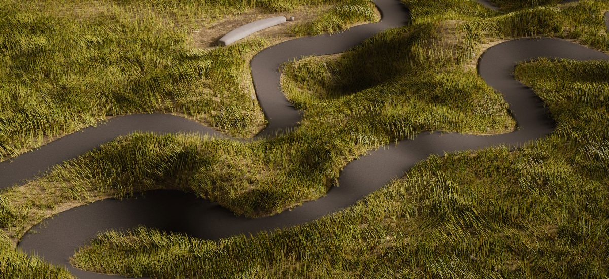 The land artwork is a retreat for humans and animals, a seamless, organic form that feels as if it has always been there.