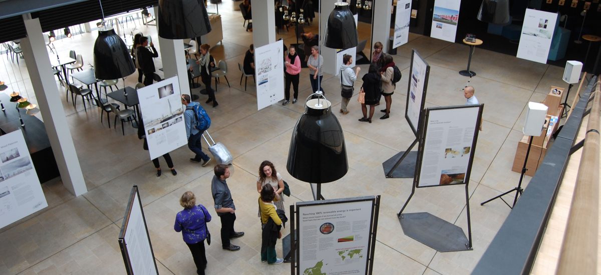 dsc_1047 A LAGI 2014 exhibition in partnership with the Danish Design Center at the Design Society in Copenhagen. View from above the exhibition looking down.