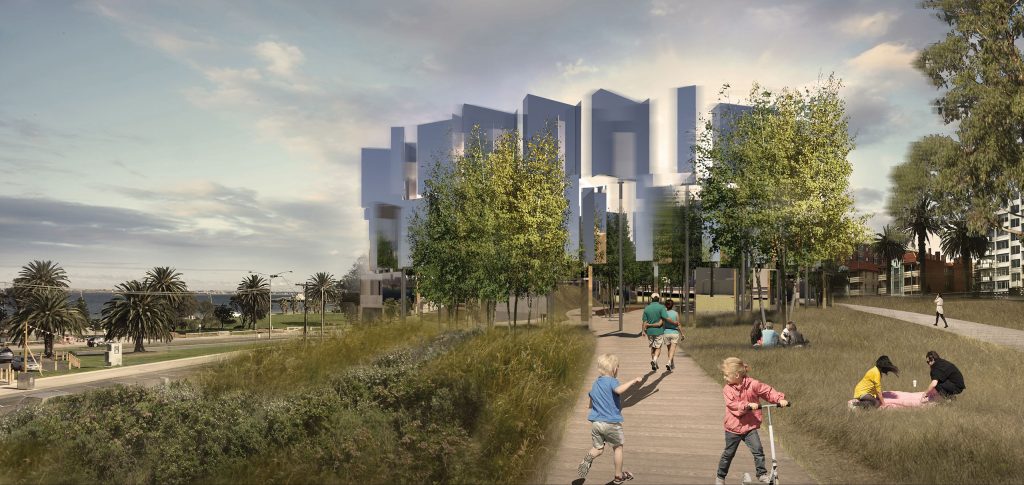 Rotor, a submission to LAGI 2018 Melbourne
TEAM: Louis Gadd, Aimee Goodwin, Danny Truong
TEAM LOCATION: Melbourne, Australia
ENERGY TECHNOLOGIES: vertical axis wind turbines
ANNUAL CAPACITY: 105 MWh