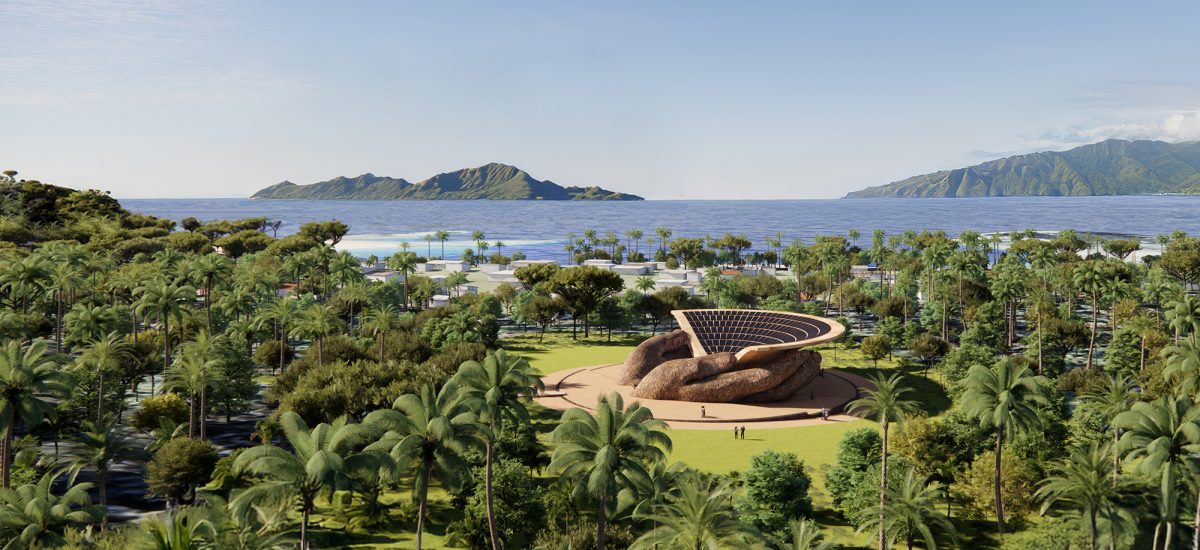 Ligavatuvuce (Hands that Offer and Uplift), a winning submission by Young Kang, incorporates solar photovoltaic, rainwater harvesting with biofiltration, and gravity-fed distribution to produce 120 MWh of electricity and 4.5 million liters of filtered water each year. LAGI 2025 Fiji is a collaboration with the Village of Marou. Learn more about LAGI 2025 Fiji.